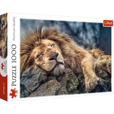 Puzzle 1000el Śpiący lew 10447 Trefl