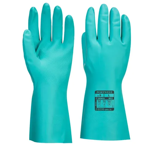 Portwest A812 Rękawica chemiczna Nitrosafe Plus zielony