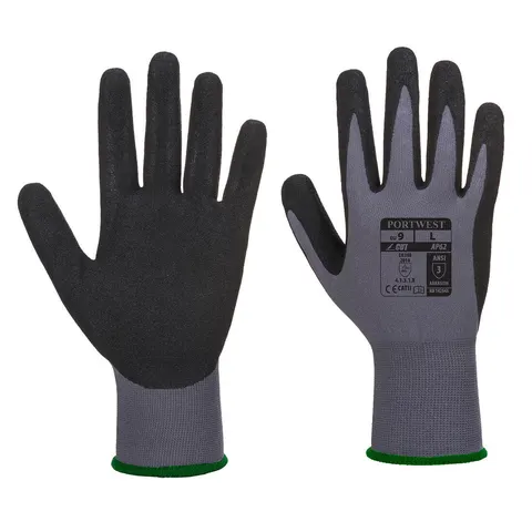 Portwest AP62 Rękawica Dermiflex Aqua czarno-szary