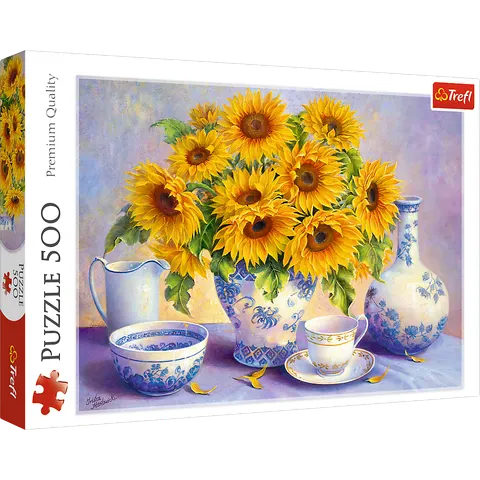 PUZZLE 500 ELEMENTÓW SŁONECZNIKI TREFL