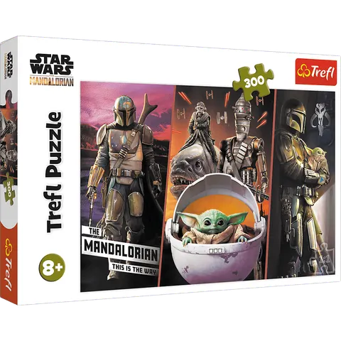 PUZZLE STAR WARS 300 ELEMENTÓW TAJEMNICZY BABY YODA TREFL