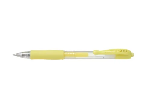 DŁUGOPIS ŻELOWY PILOT G-2 PASTEL ŻÓŁTY