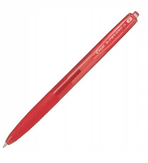 PILOT DŁUGOPIS OLEJOWY SUPER GRIP G AUTOMATYCZNY CZERWONY