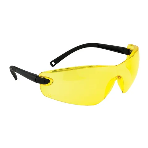 Portwest PW34 Profilowane okulary ochronne czarno-pomarańczowy