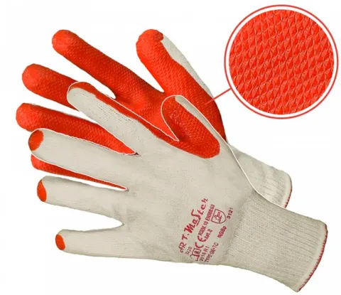 Rękawice brukarskie RGSP / OX-ORANGINA extra grip (RECOREX) 10