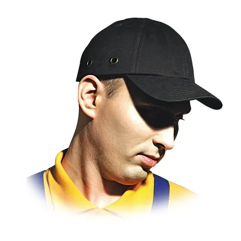 Lekki hełm przemysłowy REIS BUMPCAP B czarny