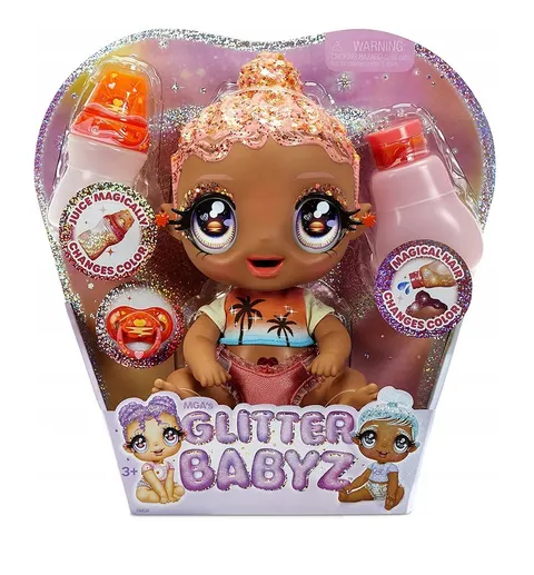Błyszcząca Lalka Glitter Babyz Doll Sunburst
