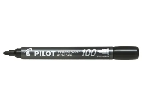 Marker permanentny Pilot czarny okrągły SCA-100