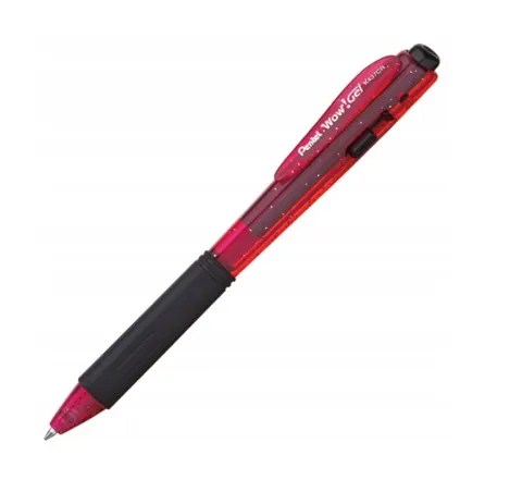 PENTEL DŁUGOPIS ŻELOWY BK-437 WOW CZERWONY PENTEL