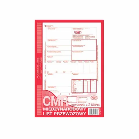 Druk "CMR" 3 kopie A4 MICHALCZYK I PROKOP /800-1/