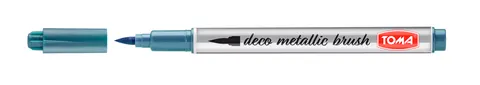 MARKER PERNAMENTNY NIEBIESKI METALICZNY DECOMETALLIC BRUSH TOMA