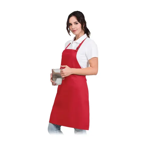 Fartuch przedni damski FPB-CLASSIC czerwony