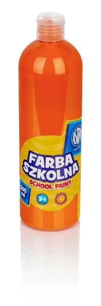 Farba szkolna pomarańczowa 500ml Astra