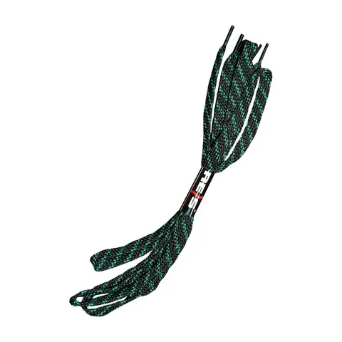 Sznurowadła sznurówki REIS BR-LACES czarno-zielone 110cm