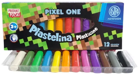 Plastelina Pixel One 12 kolorów Astra