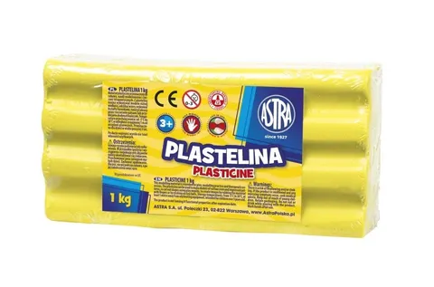 PLASTELINA ASTRA 1 KG CYTRYNOWA