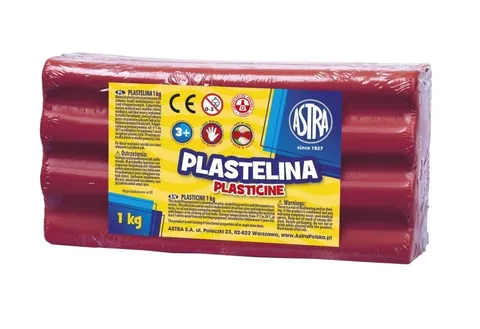 PLASTELINA ASTRA 1 KG RÓŻOWA