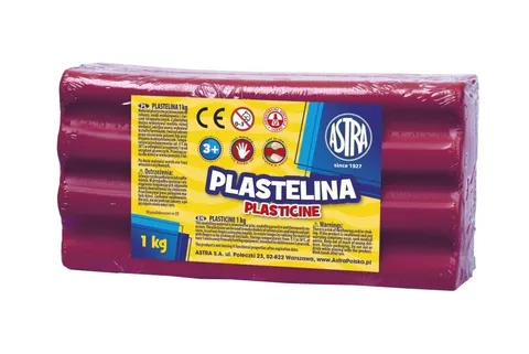 PLASTELINA ASTRA 1 KG PURPUROWA