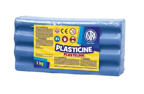 Plastelina 1 kg, niebieska