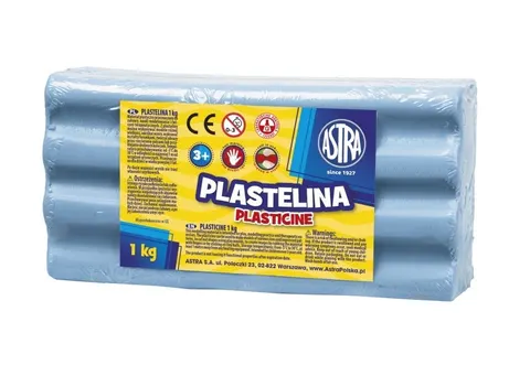 PLASTELINA ASTRA 1 KG NIEBIESKA JASNA