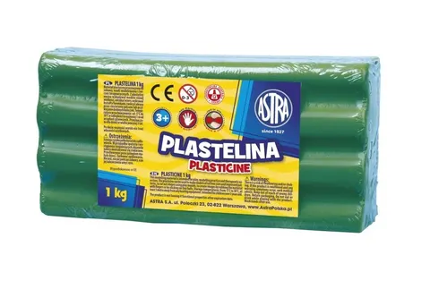 PLASTELINA ASTRA 1 KG ZIELONA