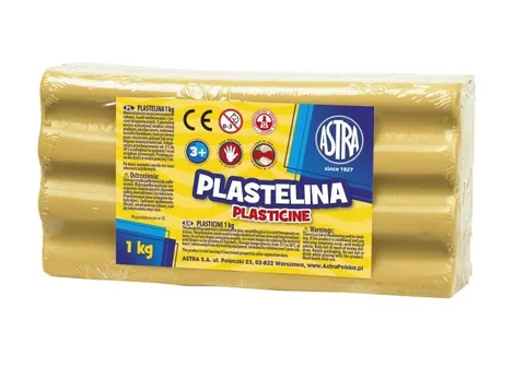 PLASTELINA ASTRA 1 KG BRĄZOWA JASNA