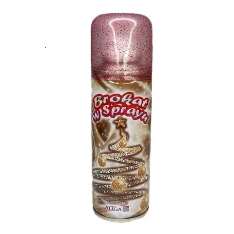 Brokat świąteczny w sprayu czerwony 250ml