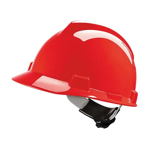 Hełm ochronny MSA V-GARD tworzywo HDPE czerwony