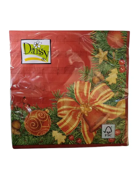 SERWETKI ŚWIĄTECZNE DAISY GWIAZDKA 001201