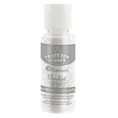 Brokat biały sypki 25ml