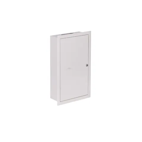 Rozdzielnica modułowa 3x12M podtynkowa metalowa z zamkiem, IP31 270x480x120mm, biała, RP 36 Z; 1-028, SABAJ