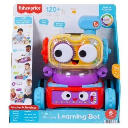 Fisher-Price Uczący Przyjaciel Robot 4w1 Edukacyjna zabawka