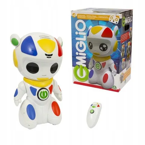 Robot interaktywny Emiglio - sterowany, mówiący, 40cm