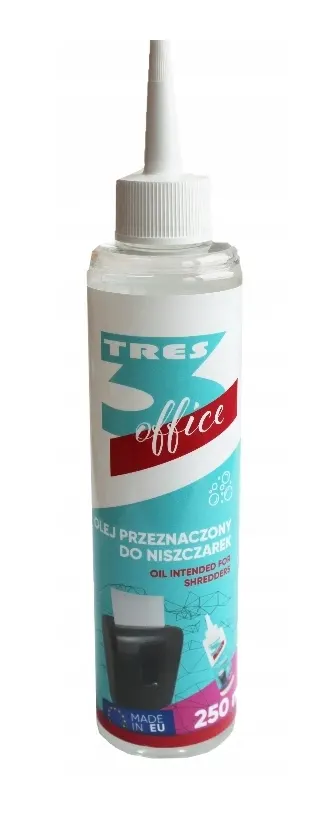 Olej do niszczarek 250 ml TRES