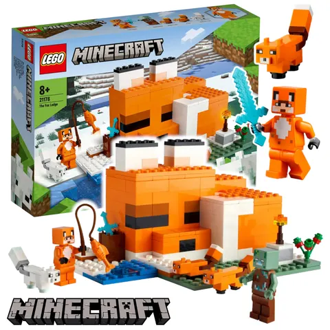 LEGO Minecraft 21178 Siedlisko lisów
