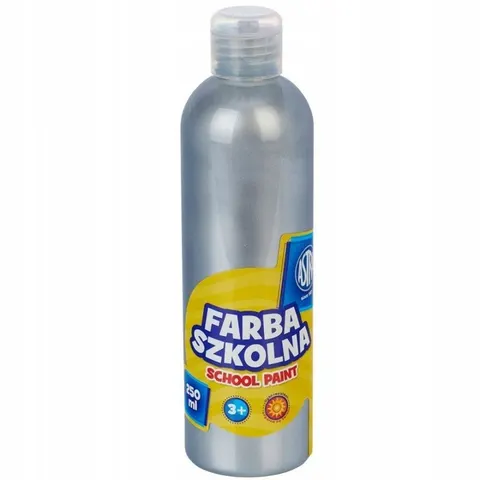 Farba szkolna srebrna metaliczna 250 ml Astra
