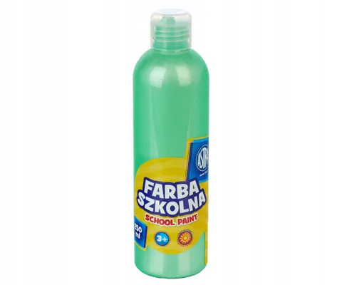 Farba szkolna zielona perłowa 250 ml Astra