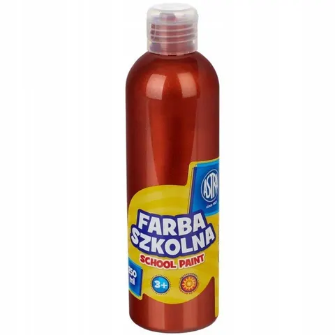Farba szkolna miedziana metaliczna 250 ml Astra