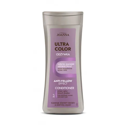 JOANNA ULTRA COLOR Odżywka do włosów SREBRNA, 200 g