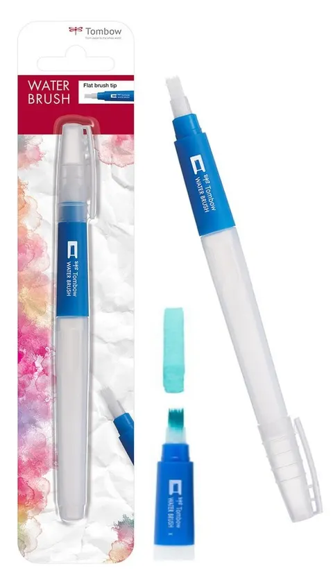 Pędzel na wodę water brush płaska końcówka - Tombow