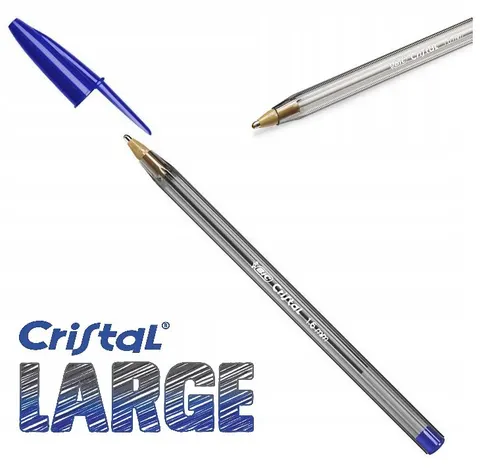 Długopis BIC crystal large niebieski 1,6mm gruby