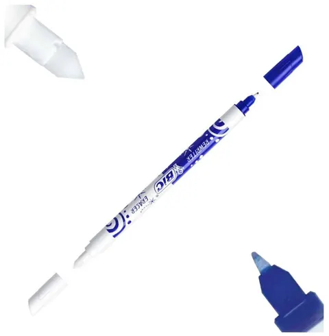 Zmazik wymazywacz do pióra niebieski dwustronny BIC ink eater