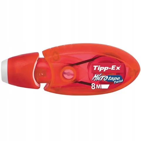 Korektor myszka w taśmie czerwony Tipp-Ex Mico tape twist 8m