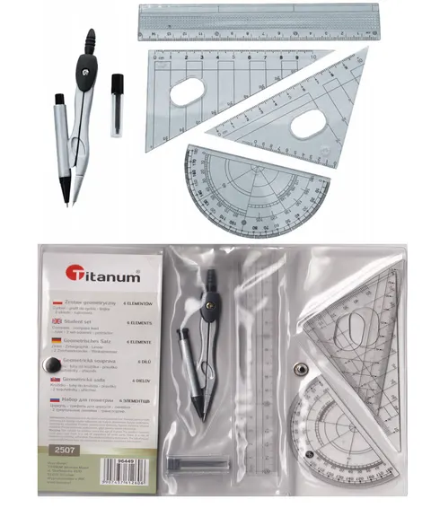 Titanum, Zestaw geometryczny 6 elementów