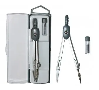 Cyrkiel szkolny metalowy compass Titanum w etui 2 elementy