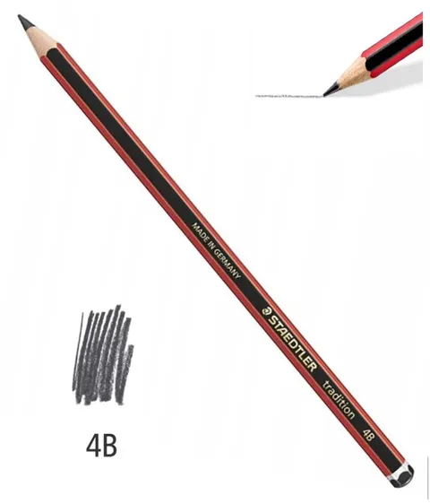 Ołówek 4B Staedtler Tradition sześciokątny