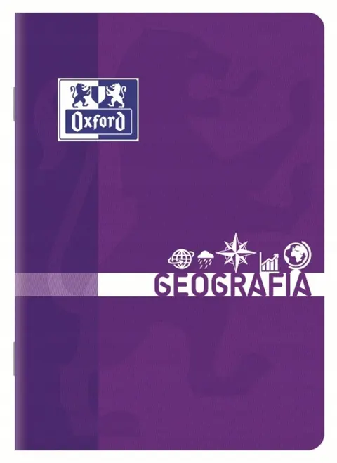 Zeszyt A5/60 OXFORD geografia, w kratkę