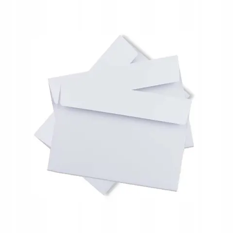 Koperty białe samoklejące C6 100 sztuk 114x162mm