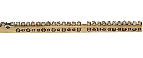 Listwa, szyna przyłączeniowa, zerowa 482mm, 1X25+33x16+129x10mm2 K160F