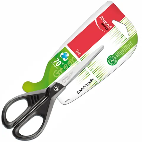 Nożyczki biurowe ekologiczne 17 cm Maped Essentials Green symetryczne